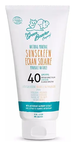 The Green Beaver Company Natural Mineral Sunscreen Lotion SPF 40
