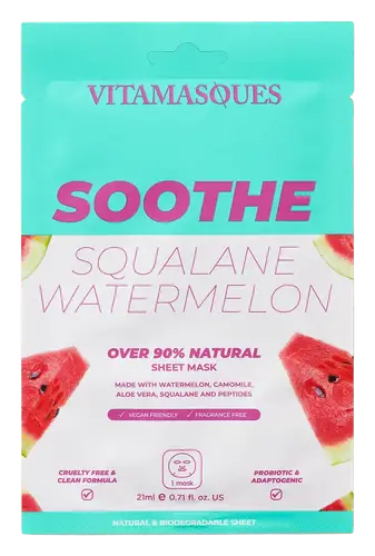 Vitamasques Soothe Squalane Watermelon Sheet Mask