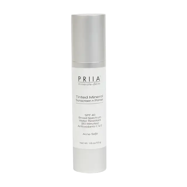 PRIIA Cosmetics Tinted Mineral Sunscreen + Primer SPF 40