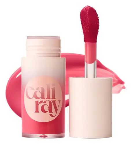 Caliray Socal Superbloom Lip + Cheek Tint Soft Stain Blush Heat Wave - sheer bright pink