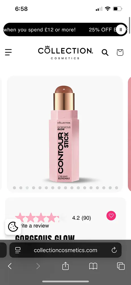 Collection Cosmetics Gorgeous glow contour stick