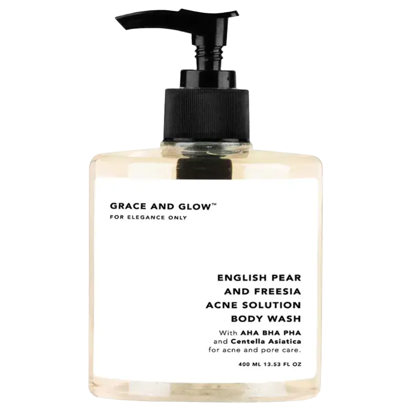 Grace and Glow English Pear And Freesia Acne Solution Body Wash
