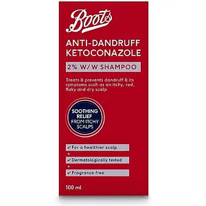 Boots Anti-Dandruff Ketoconazole 2% w/w Shampoo