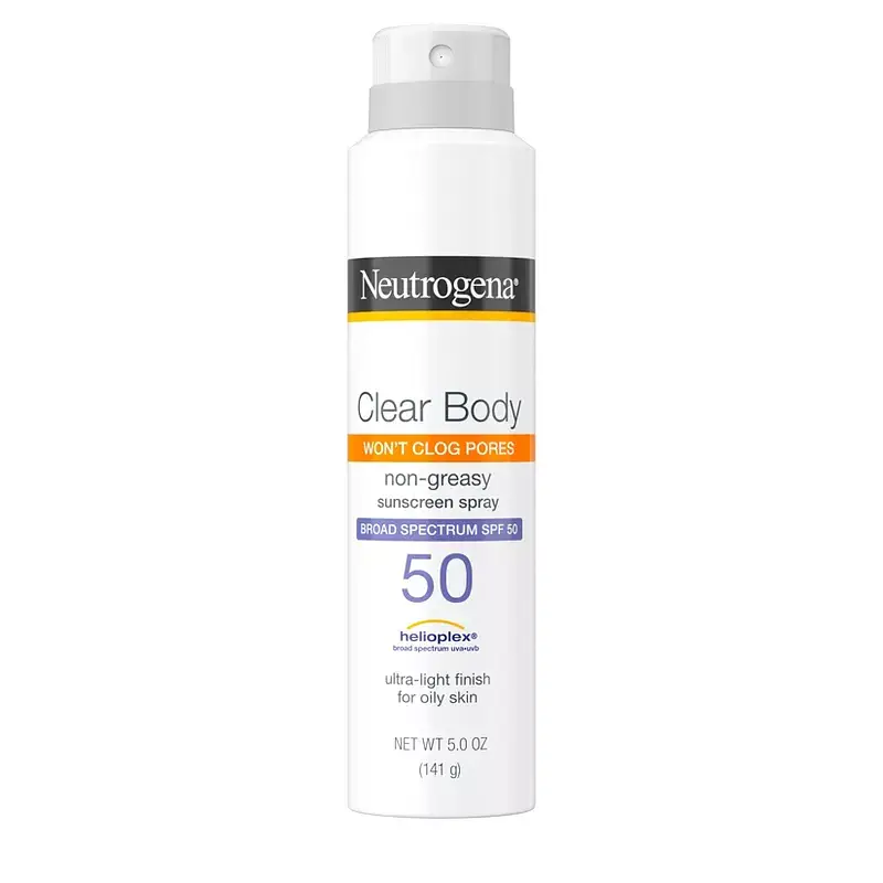 Neutrogena Clear Body Won't Clog Pores Spray SPF 50