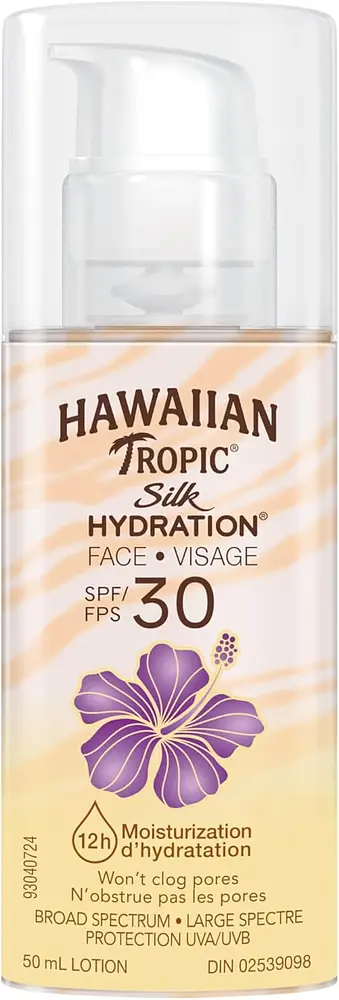 Hawaiian Tropic Silk Hydration Face Sunscreen SPF 30