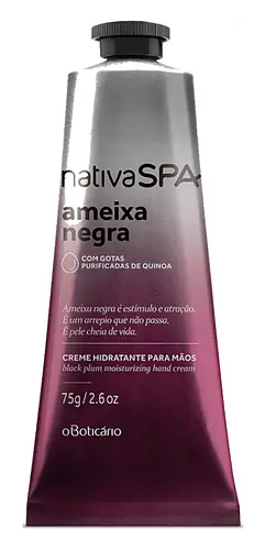 O Boticário Creme Desodorante Para as Mãos Nativa SPA Ameixa Negra