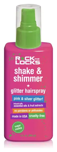 Rock The Locks Shake & Shimmer Glitter Hairspray