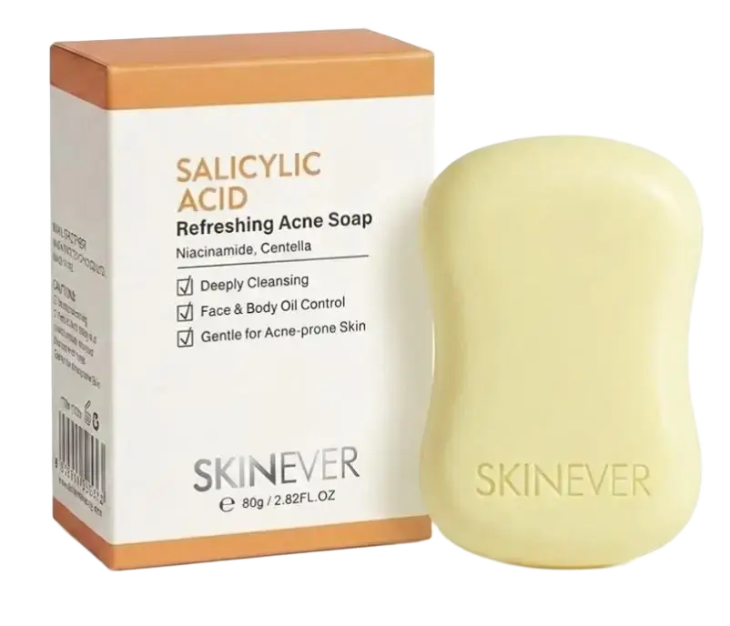 Skinever Salicylic Acid Refreshing Acne Soap