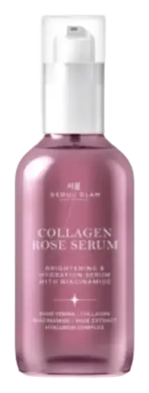 Seoul Glam Collagen Rosé Serum Brightening & Hydration Serum with Niacinamide