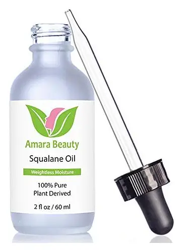 Amara Beauty Squalane Oil Moisturizer - 100% pure & plant derived