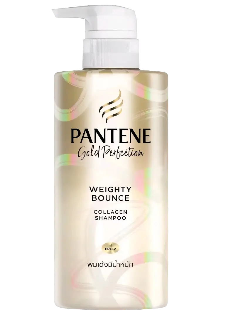 Pantene Pro-V Gold Perfection Weighty Bounce Collagen Shampoo Thailand