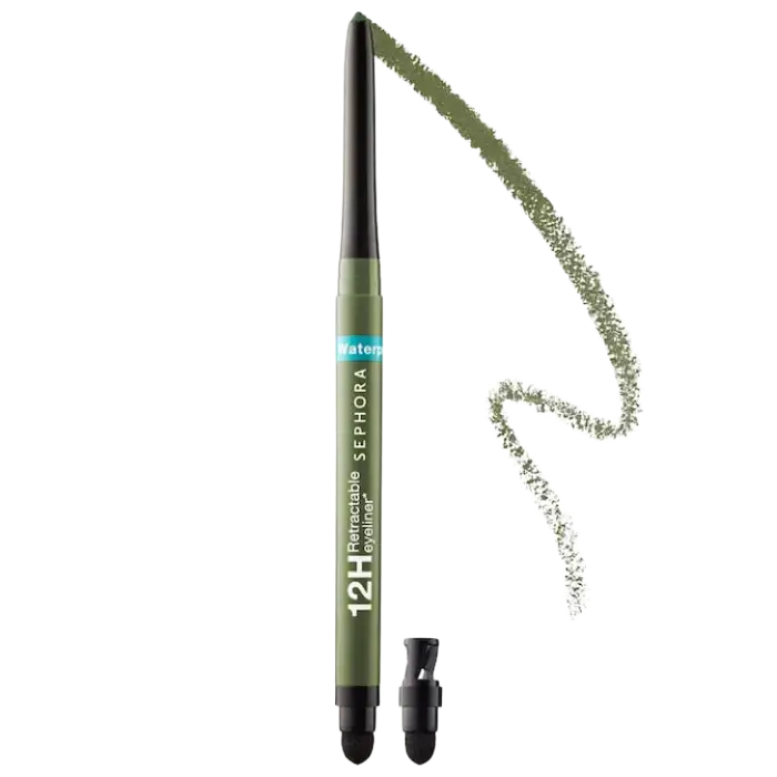 Sephora Collection Waterproof 12HR Retractable Eyeliner Pencil 13 Matte Olive Green