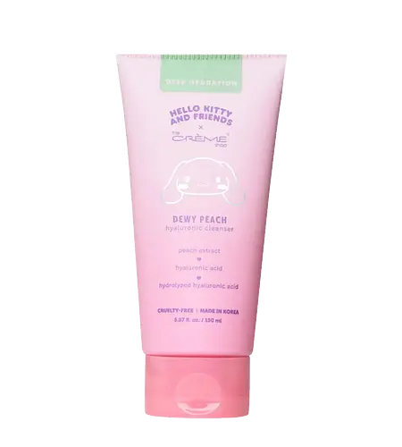 The Creme Shop Hello Kitty And Friends Dewy Peach Hyaluronic Cleanser