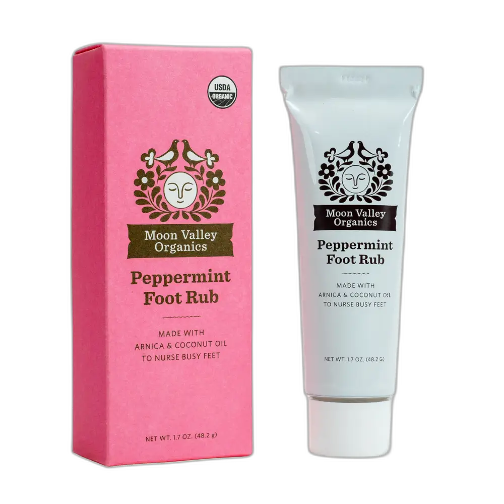 Moon Valley Organics Herbal Peppermint Foot Rub