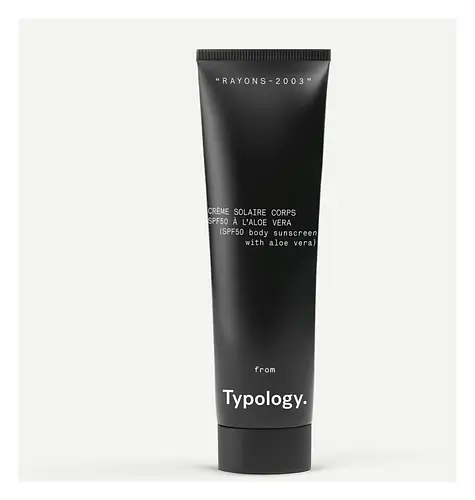 Typology SPF50 Body Sunscreen With Aloe Vera