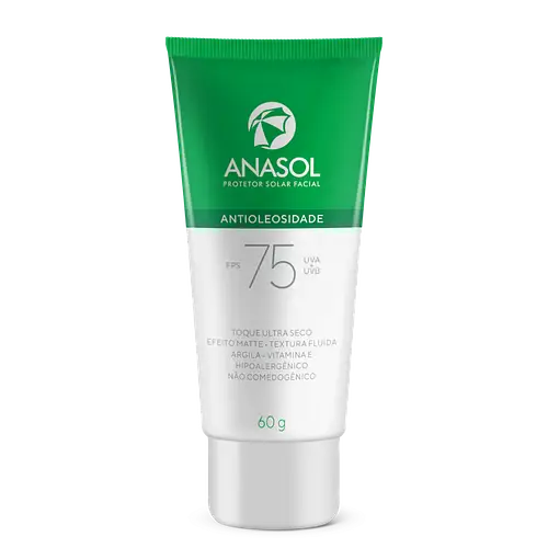 Anasol Protetor Solar Facial Antioleosidade SPF 75