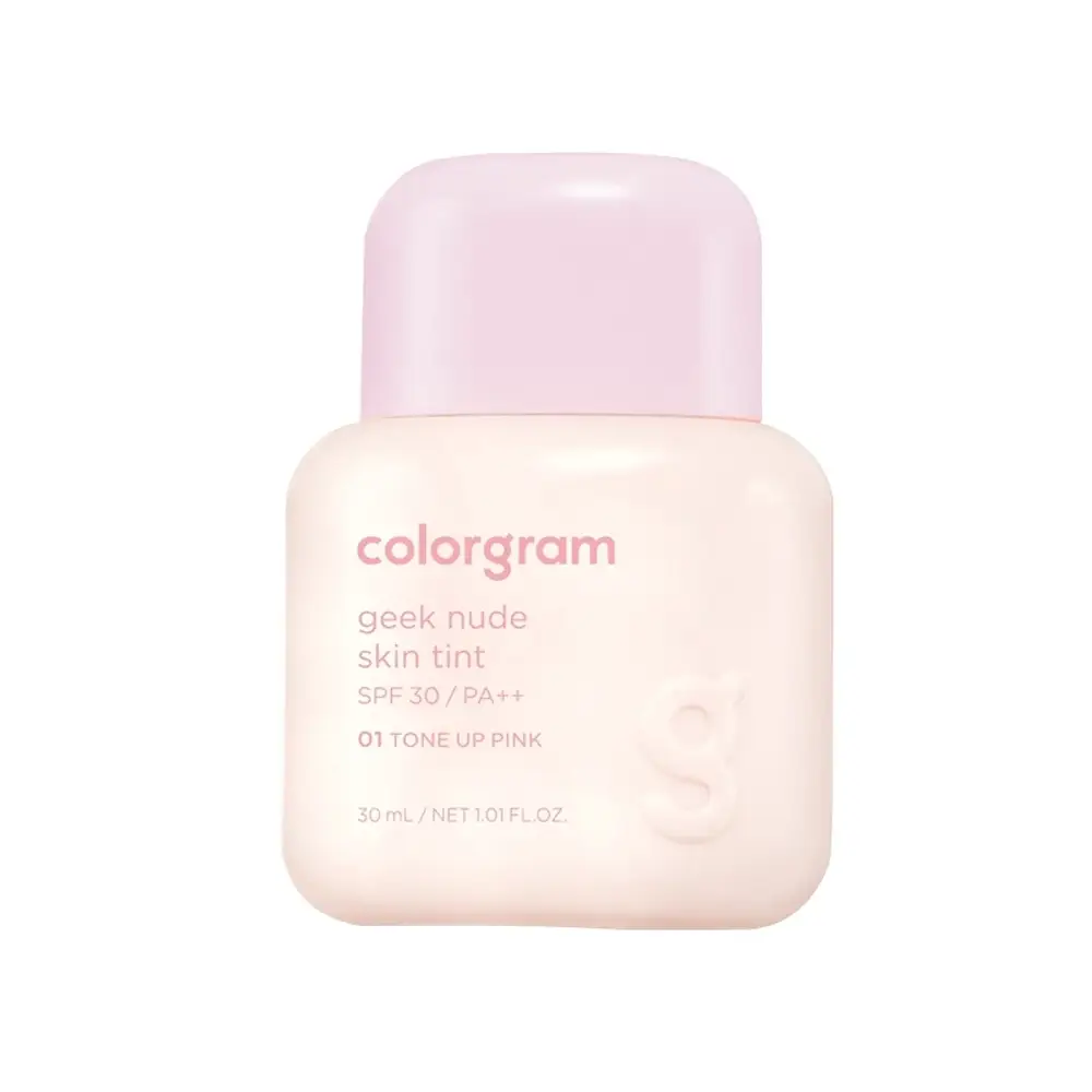 COLORGRAM Geek Nude Skin Tint SPF30 PA++ 01 Tone Up Pink