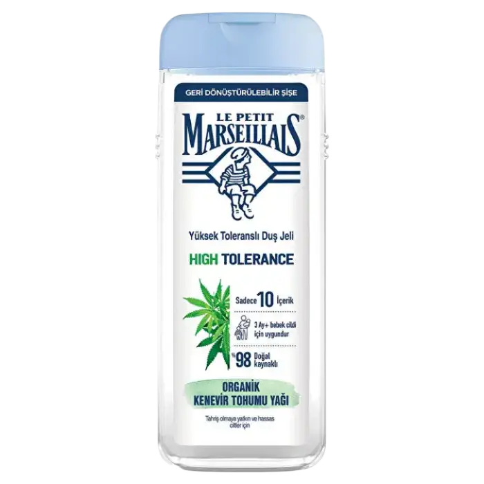 Le Petit Marseillais High Tolerance Moisturizing Shower Gel Organic Hemp