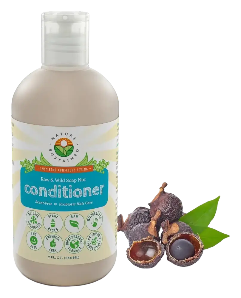 Nature Sustained Raw & Wild Soap Nut Conditioner