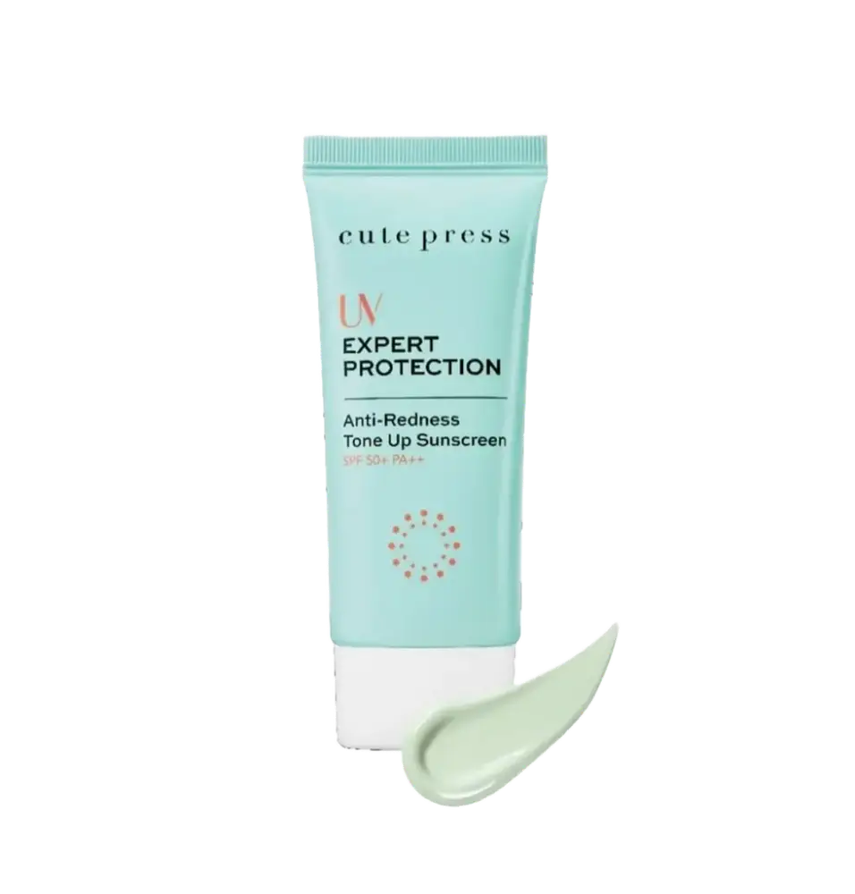 Cute Press UV Expert Protection Anti-Redness Tone Up Sunscreen SPF 50+ PA++