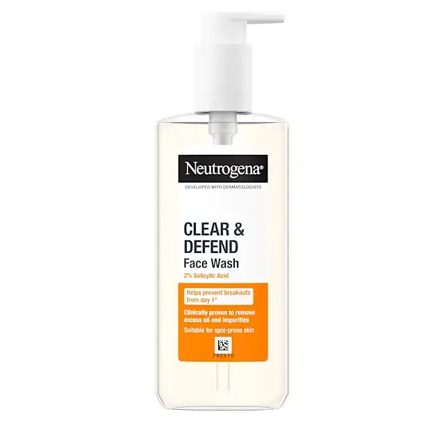 Neutrogena Clear & Defend 2 % Salicylic Acid Face Wash United Kingdom