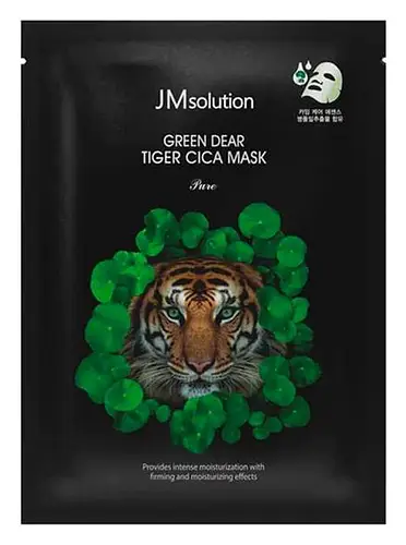 JMsolution Green Dear Tiger Cica Mask Pure
