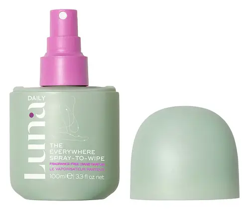 Luna Daily The Fragrance Free Everywhere Spray-To-Wipe - With Prebiotics + Vitamins C & E