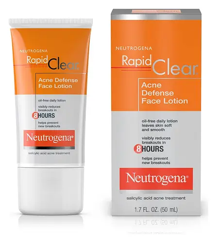 Neutrogena Rapid Clear Acne Defense Oil-Free Face Lotion