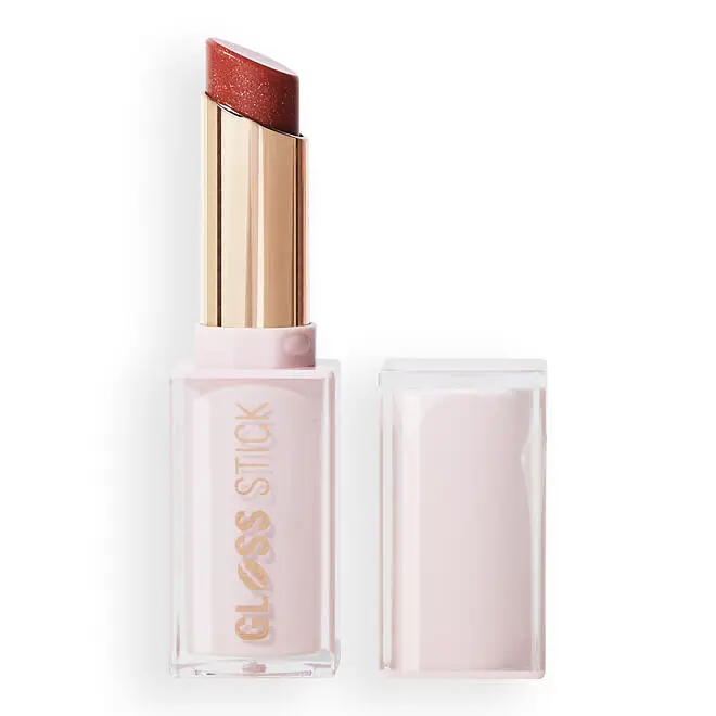 Revolution Beauty Pout Lip Gloss Stick Shimmer Sugar Cookie Pink