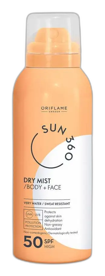 Oriflame Sun Zone Dry Mist Body + Face SPF 50 High