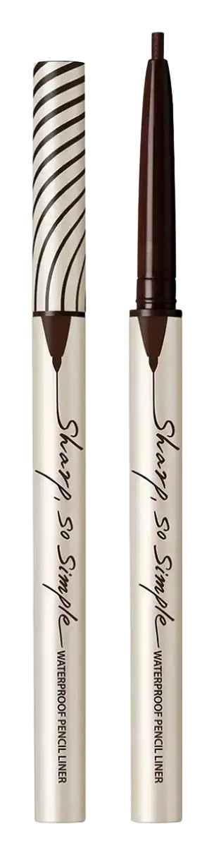 CLIO Sharp So Simple Waterproof Pencil Eye Liner 02 Brown