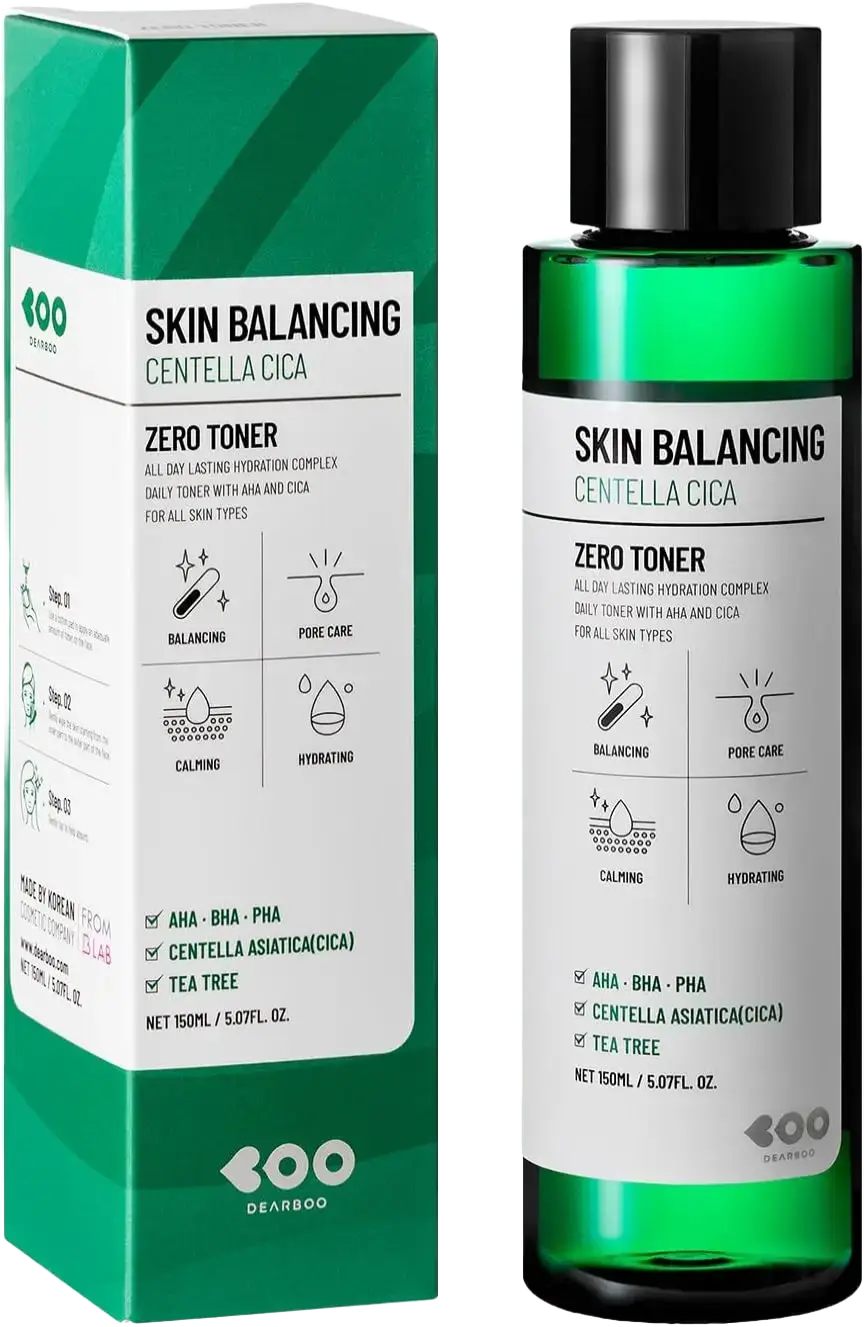 Dearboo Skin Balancing Centella Cica Zero Toner