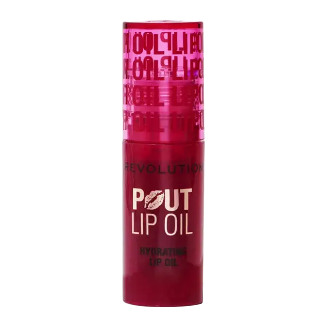 Revolution Beauty Pout Lip Oil Cherry Red