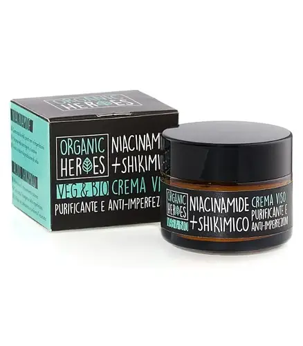 Organic Heroes Shikimico + Niacinamide Crema viso purificante
