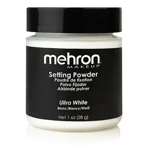 Mehron Makeup Setting Powder Ultra White