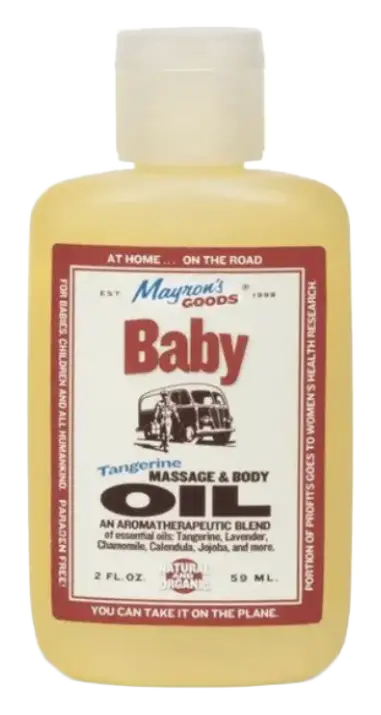 Mayron's Goods + Supply Baby Body Oil - Tangerine