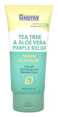 Dr. Sensitive Tea Tree & Aloe Vera Pimple Relief Serum Cleanser