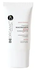 Be Organic Tinted Niacinamide Glow Sunscreen SPF 30 Medium