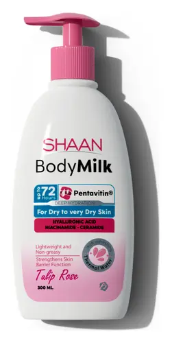 Shaan Body Milk Tulip Rose