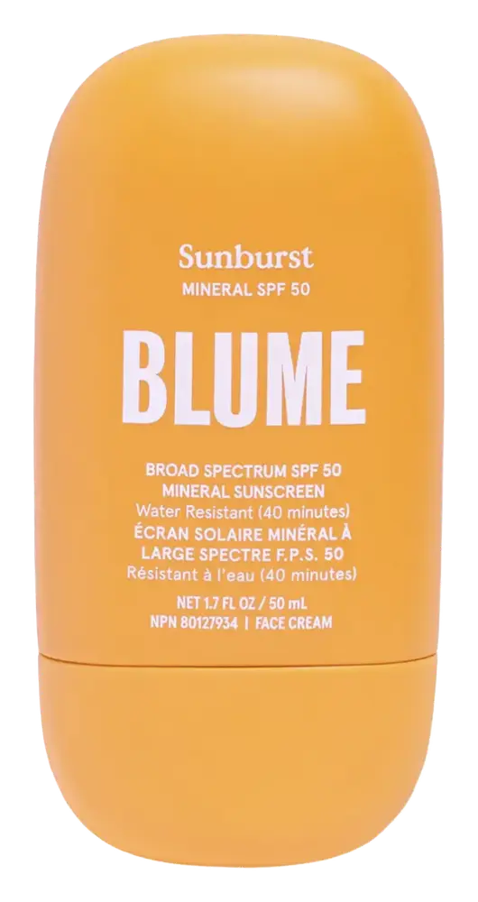 Blume Sunburst Mineral SPF 50 Sunscreen
