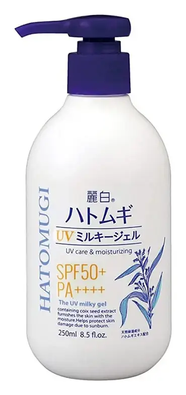 KUMANO COSME Hatomugi UV Care & Moisturizing The UV Milky Gel SPF 50+ PA++++