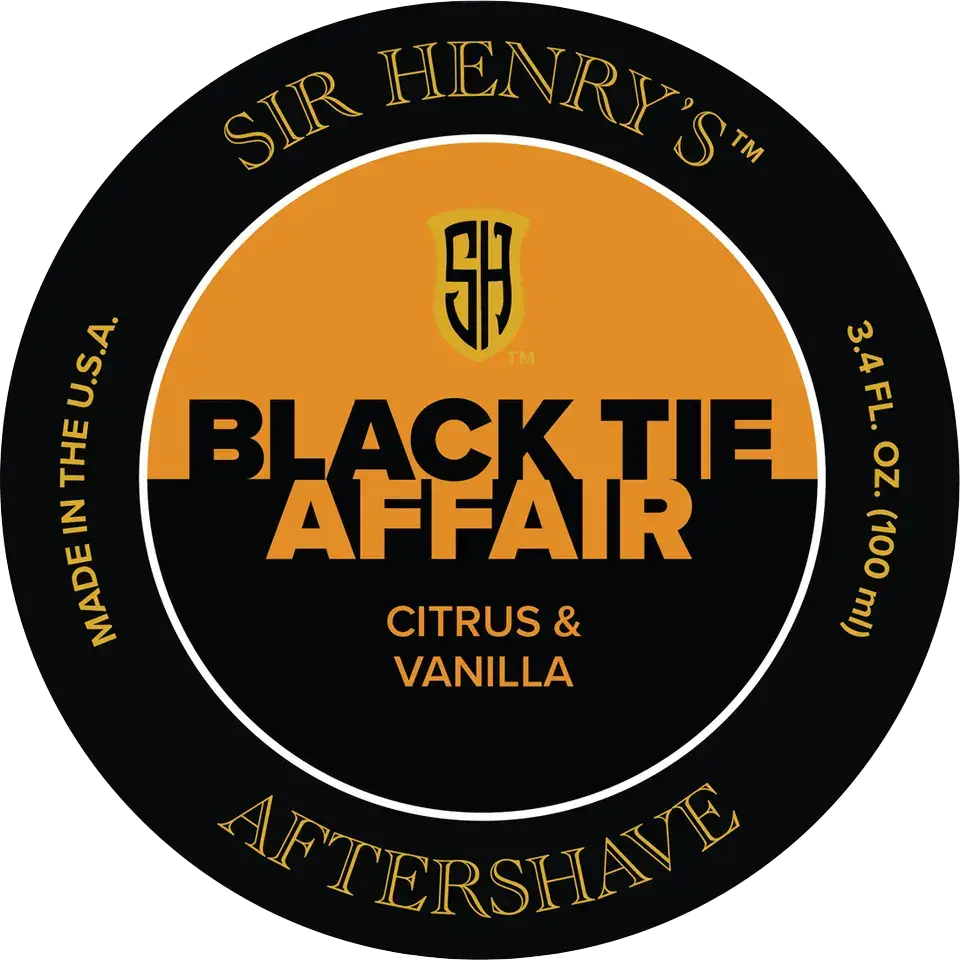Sir Henry's Aftershave Splash Black Tie Affair Citrus & Vanilla