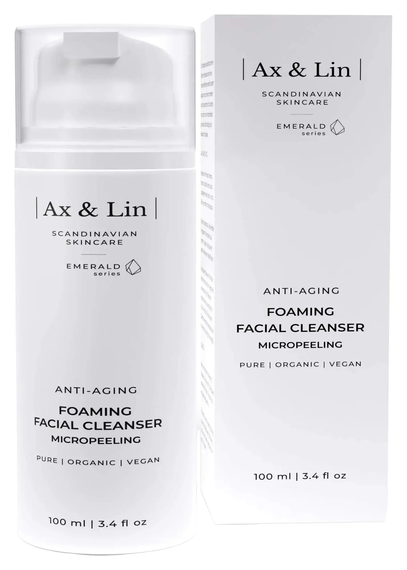 Ax & Lin Anti-Aging Foaming Facial Cleanser Micropeeling