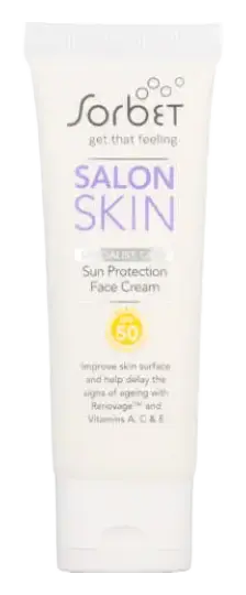 Sorbet Beauty Salon Salon Skin SPF50 Sun Protection Face Cream