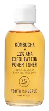 Youth To The People Kombucha + 11% AHA Exfoliation Toner with Lactic Acid