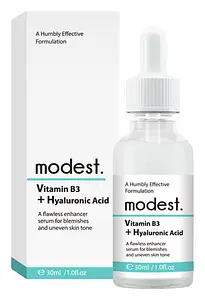 modest. Vitamin B3 + Hyaluronic Acid