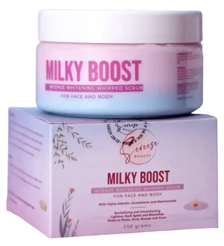 Sereese Beauty Milky Boost Intense Whitening Whipped Scrub