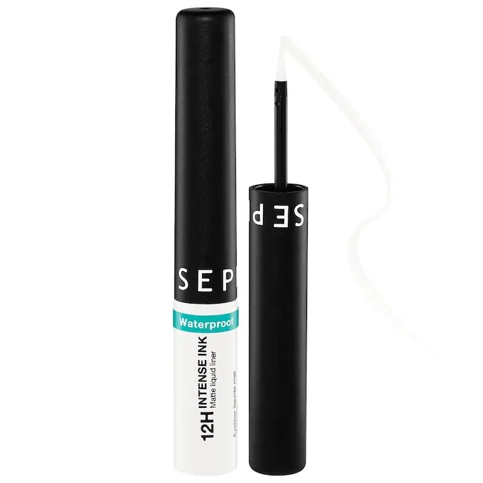Sephora Collection 12HR Intense Ink Liquid Waterproof Eyeliner 06 Pure White