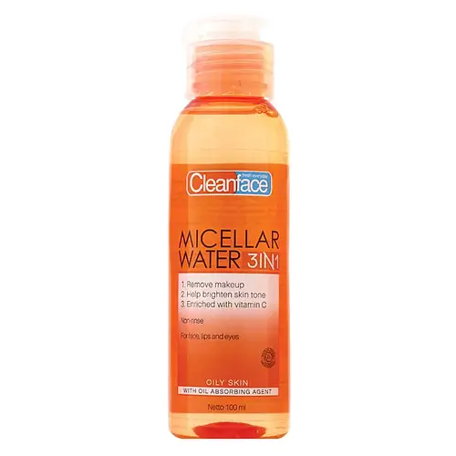Cleanface Micellar Water 3 In 1 Oily Skin