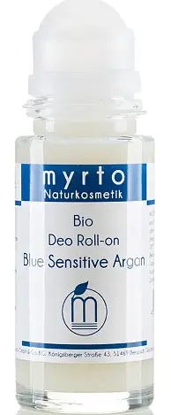 Myrto Natural Cosmetics Bio Deo Roll-On Blue Sensitive Argan
